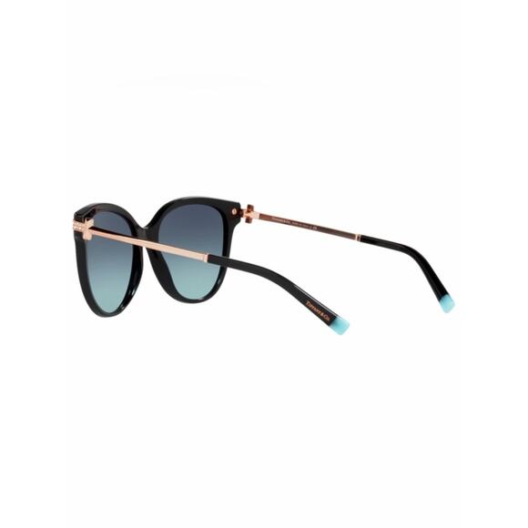 New TIFFANY & CO TF4193B 80019S Black Frame Blue Gradient Sunglasses, Authentic